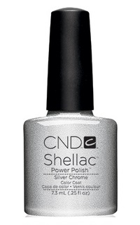 - CND Shellac Silver Chrome