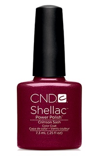 - CND Shellac Crimson Sash